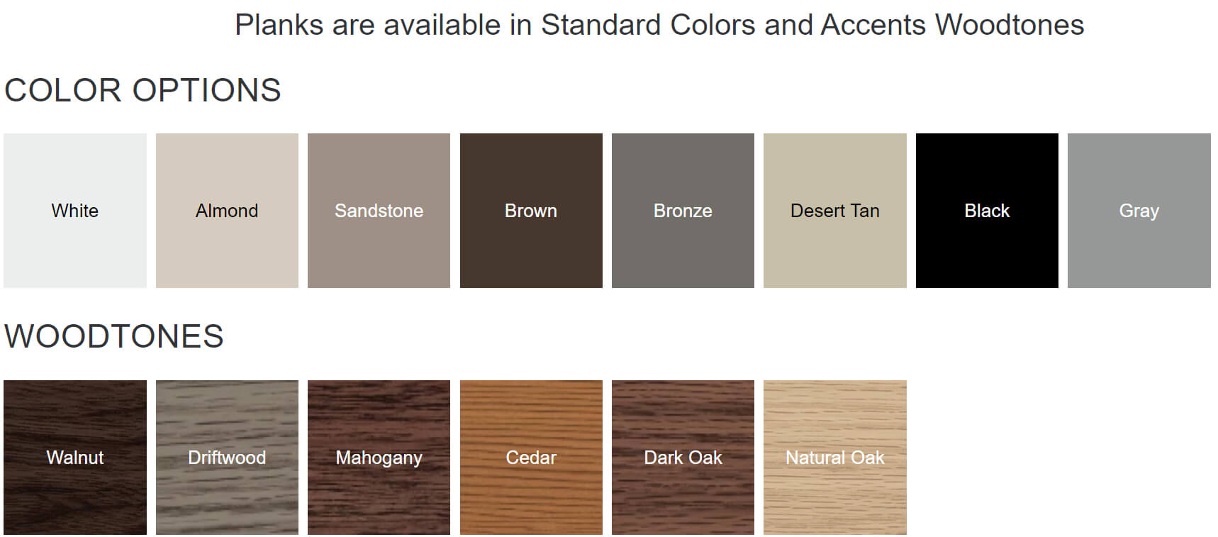 Planks Colors Window